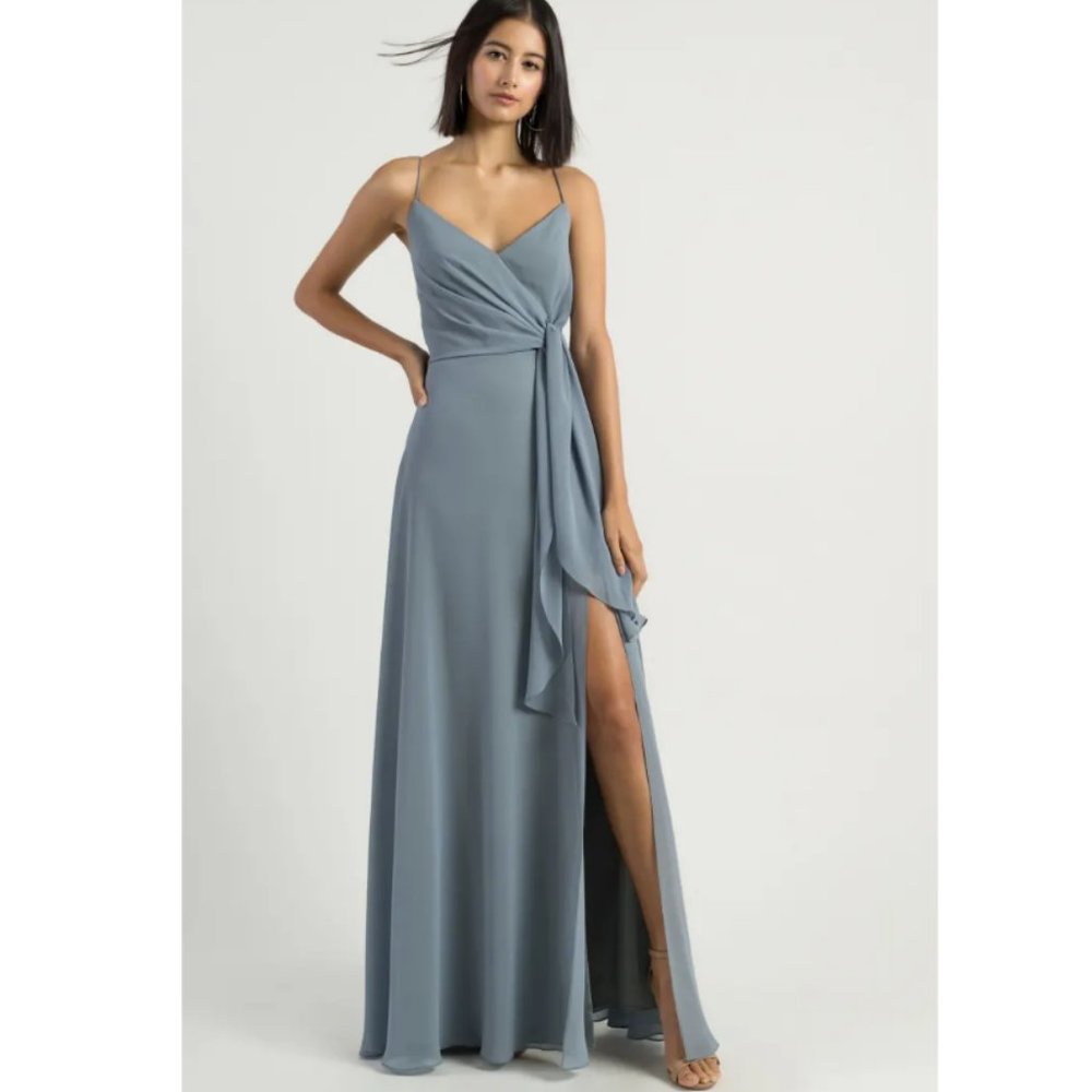 Jenny Yoo Amara Mayan Blue Size 8